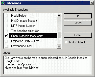 ������� � Google Maps/Earth